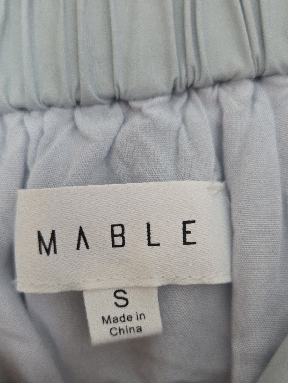 MARBLE Pale Blue Ruffle-Shoulder Maxi Dress - Picture 2 of 7